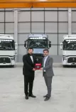 Oktay Kılıç_Oğuzhan Ağır Na kliyat Yo-netim Kurulu Bas-kan - & Sebastien Delepine_Renault Trucks Türkiye Başkanı